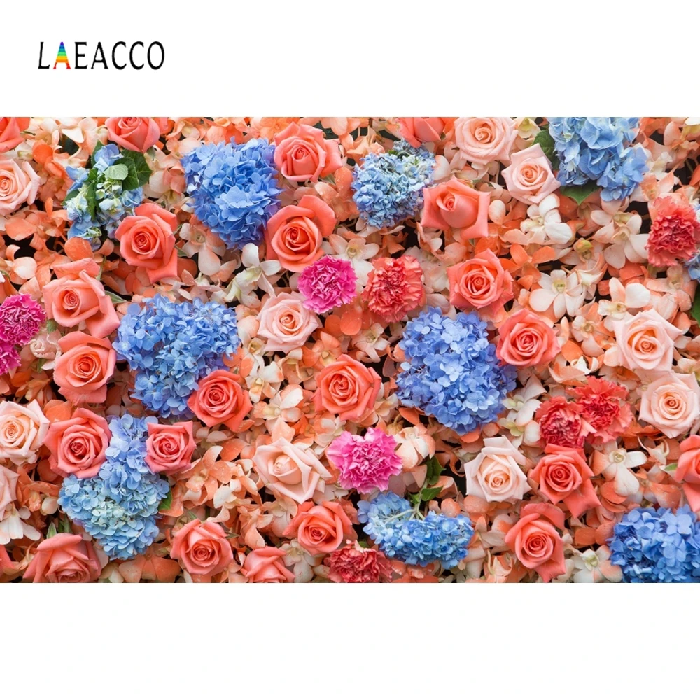 Laeacco/вечерние фоны для свадебной фотосъемки новорожденных с цветами на заказ для фотостудии
