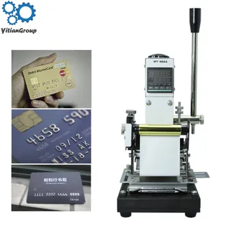 

100x150mm 220V/110V Manual PVC Cards Leather LOGO Hot Foil Stamping Embossing Machine Heat Press Machine Punch Press