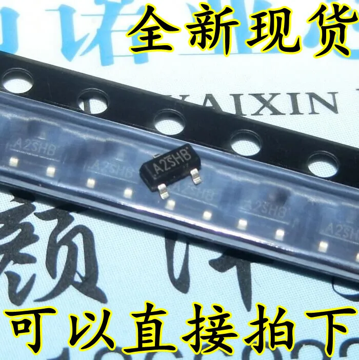 50 шт./лот Новинка SI2302 A2SHB SOT23 2.5A 20V SMD МОП-транзистор