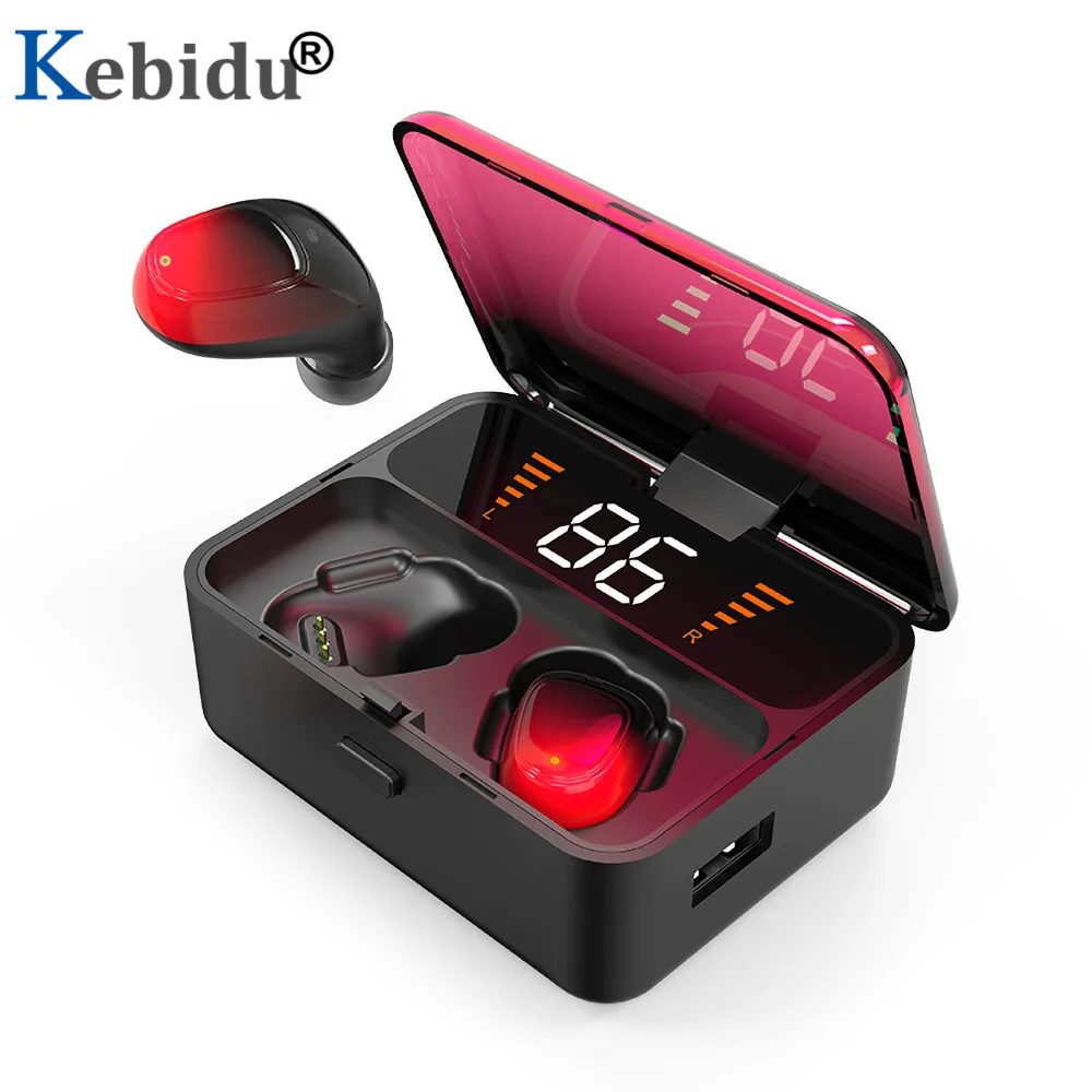 Bluetooth 5,0 наушники TWS IPX5 Водонепроницаемый 3D стерео беспроводной громкой связи спортивные наушники игровая гарнитура с микрофоном 2000 мАч