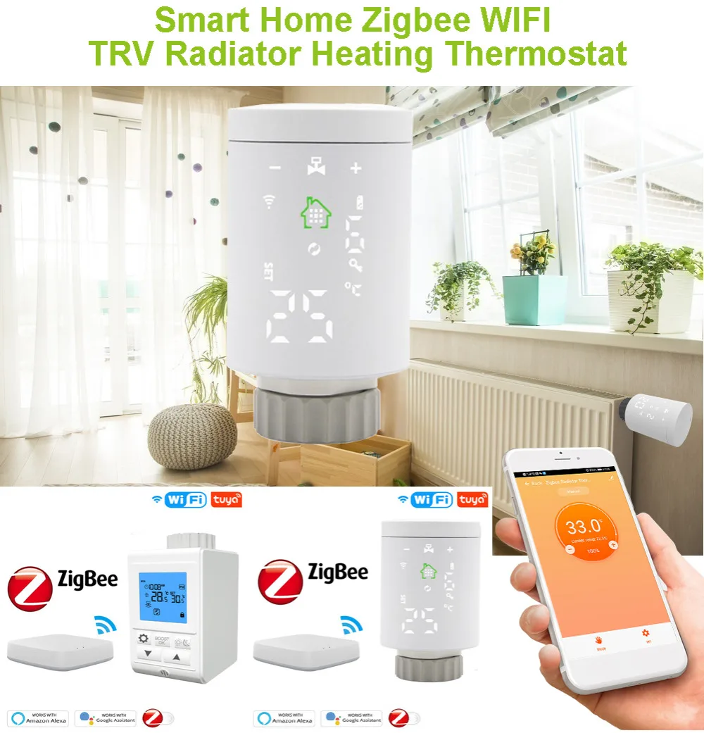 TRV Radiator Zigbee Thermostat