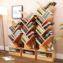 Étagère à livres en bois Simple, bibliothèque en bois, support de rangement pour articles divers de salon, armoire à treillis, présentoir de décoration de maison