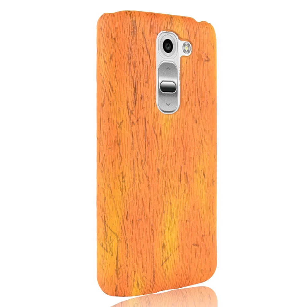 10 шт. кожаный Ретро деревянный пластиковый чехол для телефона LG G2 Mini Spirit C70 Prime II Max