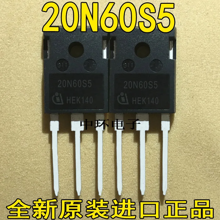 

10pcs/lot 20N60S5 SPW20N60S5 20N60 TO-247 20A600V