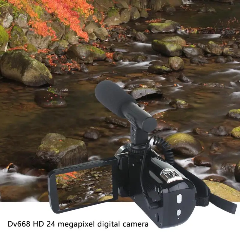 Outdoor Photography 24.0MP Full HD 3.0inch LCD Video Camera 18X Digital Zoom Professional Full HD COMS Sensor Camera