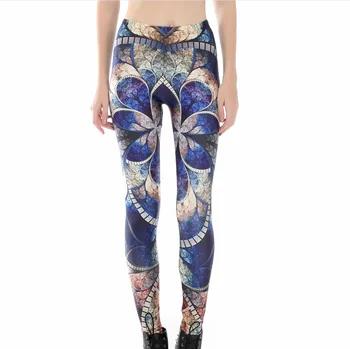 

Womens Fashion Elasticity Yes and No Printed Slim Fit Legging Workout Trousers Casual Pants Leggings