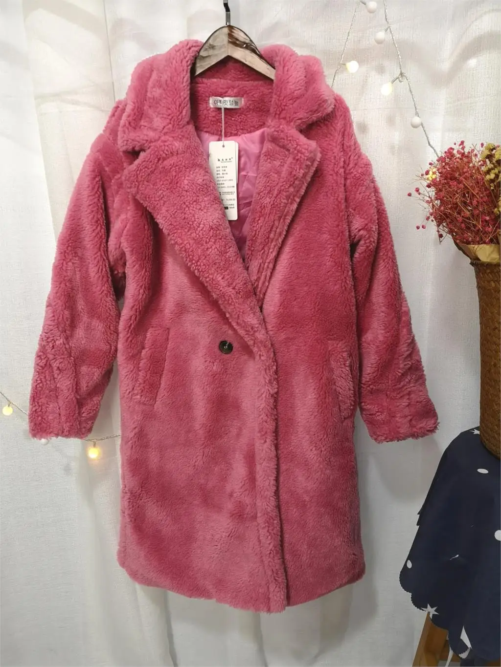 Heydress Женское зимнее теплое длинное пальто из искусственного меха с длинным рукавом, женское толстое пальто с мишкой Тедди, Повседневная Свободная верхняя одежда