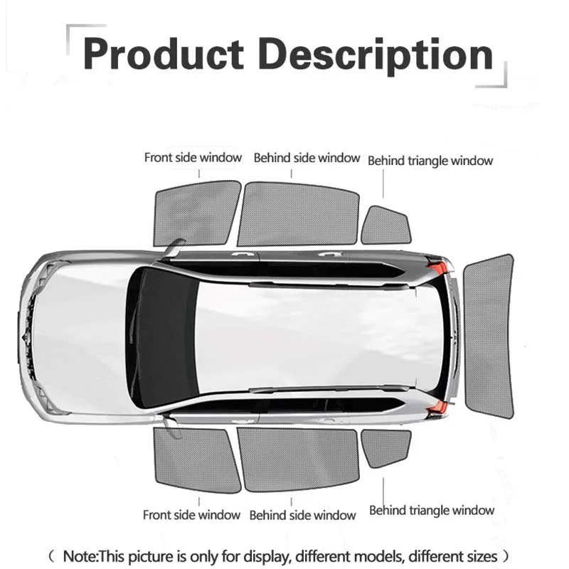 magnético para janelas para volkswagen vw tiguan tiguan allspace