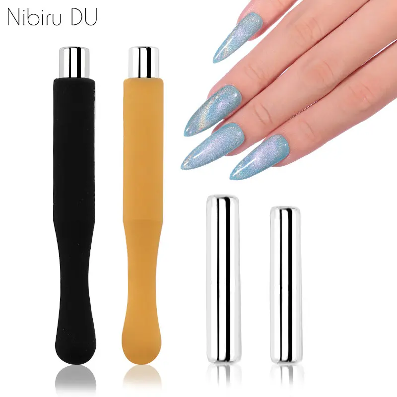1Pcs Nail Art Magnet Stick Cat Eyes Magnet for Nail Gel Polish 3D Line Strip Effect Strong Magnetic Pen Tools for DIY Nail Tools