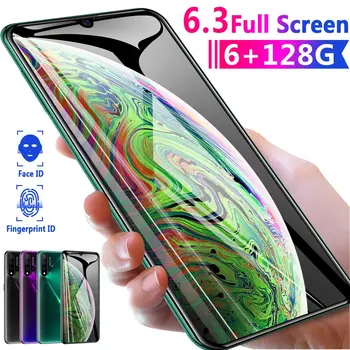 

N5 PRO 6.3inch Face ID Smartphones Android Dual Sim Card Camera Phone Big Battery Unlocked Mobile phone