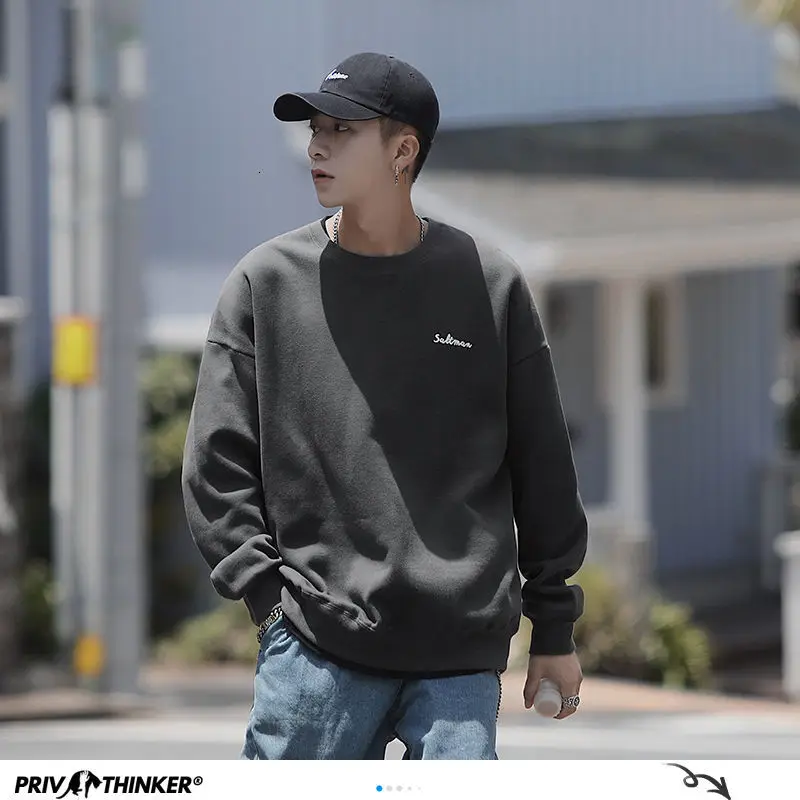 Privathinker Harajuku Men's 10 Colors Sweatshirts Letter Printed Autumn Hoodies For Men 2020 Korean Man Oversized Pullovers Privathinker Harajuku Men's 10 Colors Sweatshirts Letter Printed Autumn Hoodies For Men 2020 Korean Man Oversized Pullovers