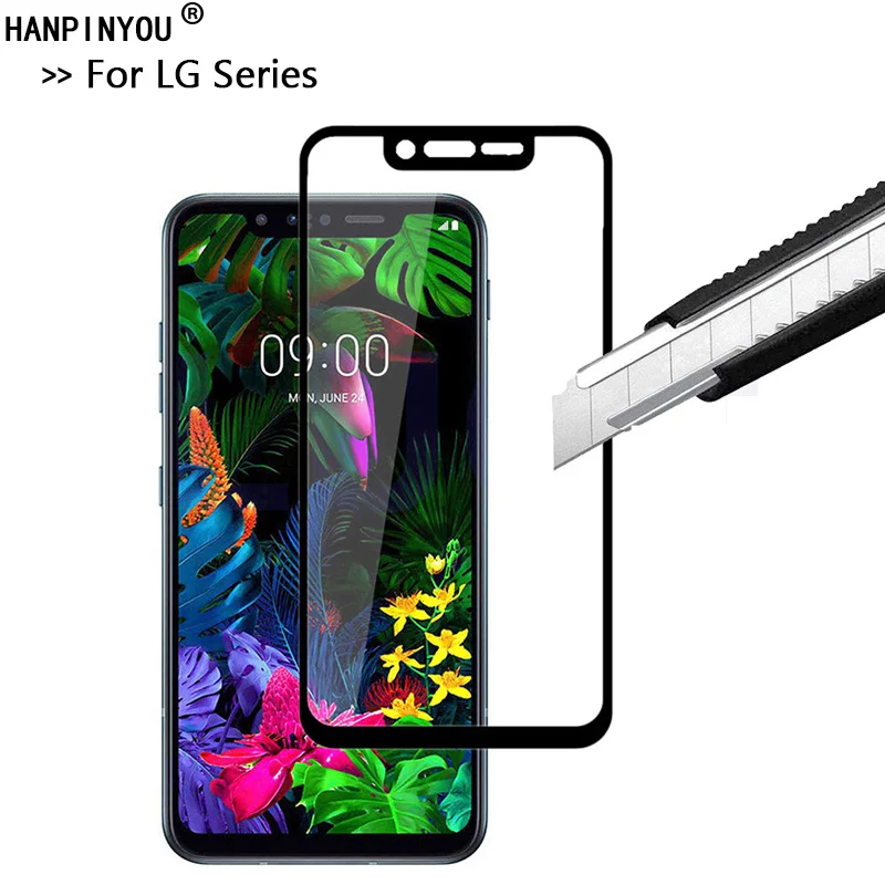 Для LG G8S G8 G7 G6 V50 V40 ThinQ V30 V20 Q7 Q6 W30 полное покрытие закаленное стекло протектор экрана Взрывозащищенная защитная пленка