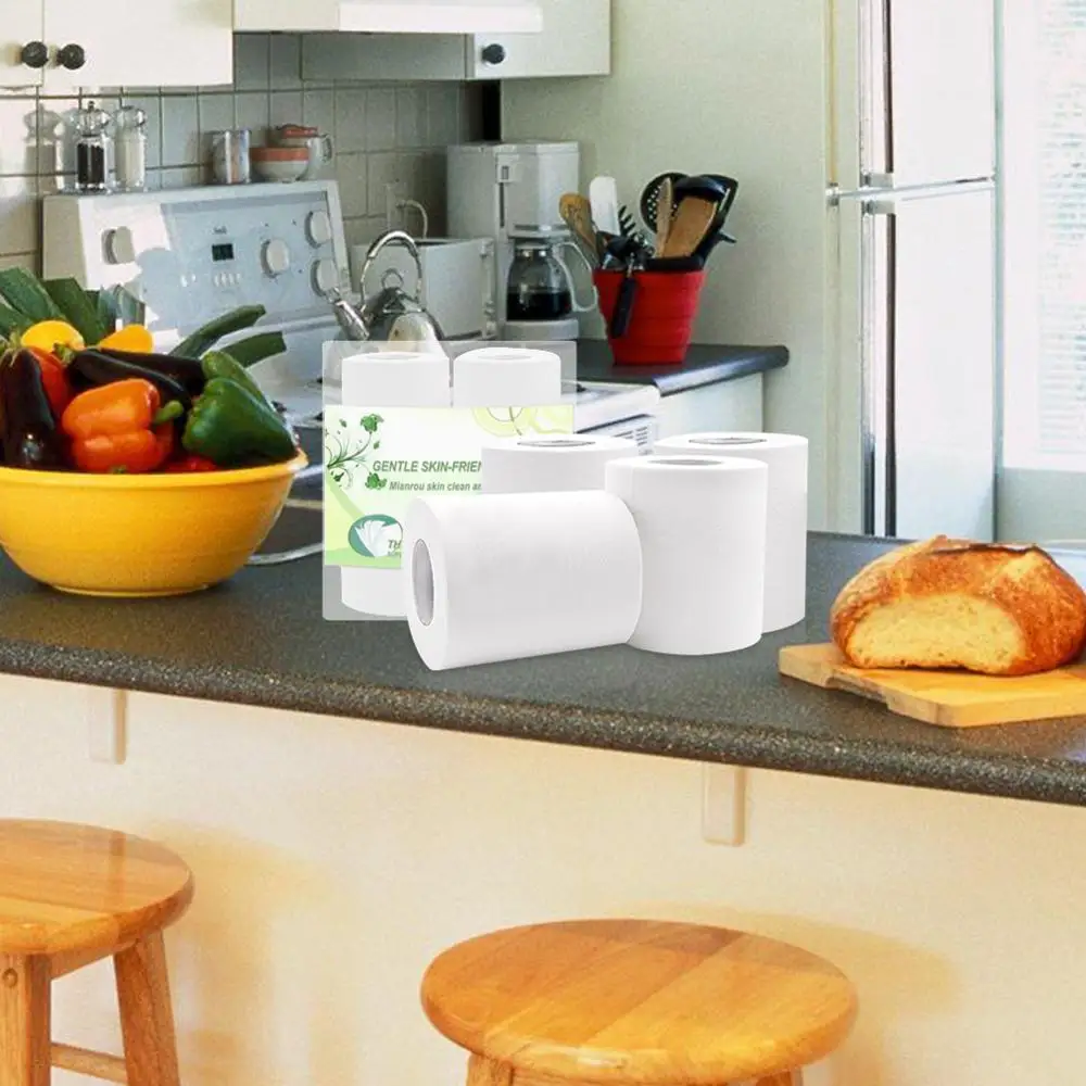 

2/4 rolls Household Roll Paper Thickened Toilet Roll Paper Toilet Roll Paper