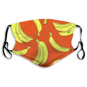 

Yellow Bananas Pattern Unisex Anti-Pollution Mask Dust Mask with Filter Mask