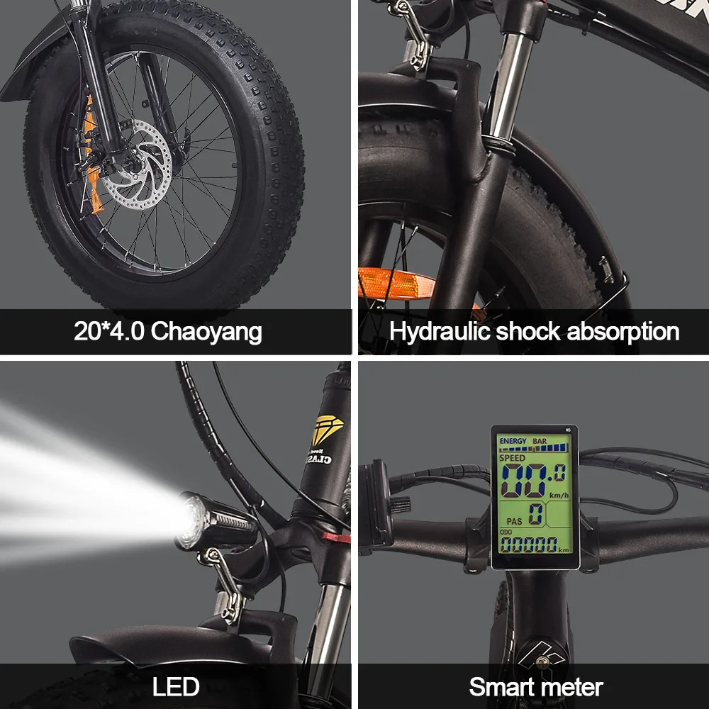 Xqs-g20 1000w Electric Bike Fat Tire 