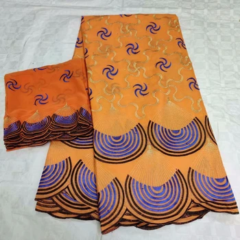 

high quality Swiss voile lace fabric 100% Cotton Embroidery Nigerian Net Lace Fabric French Mesh Lace Fabric 5+2Yards/Lot