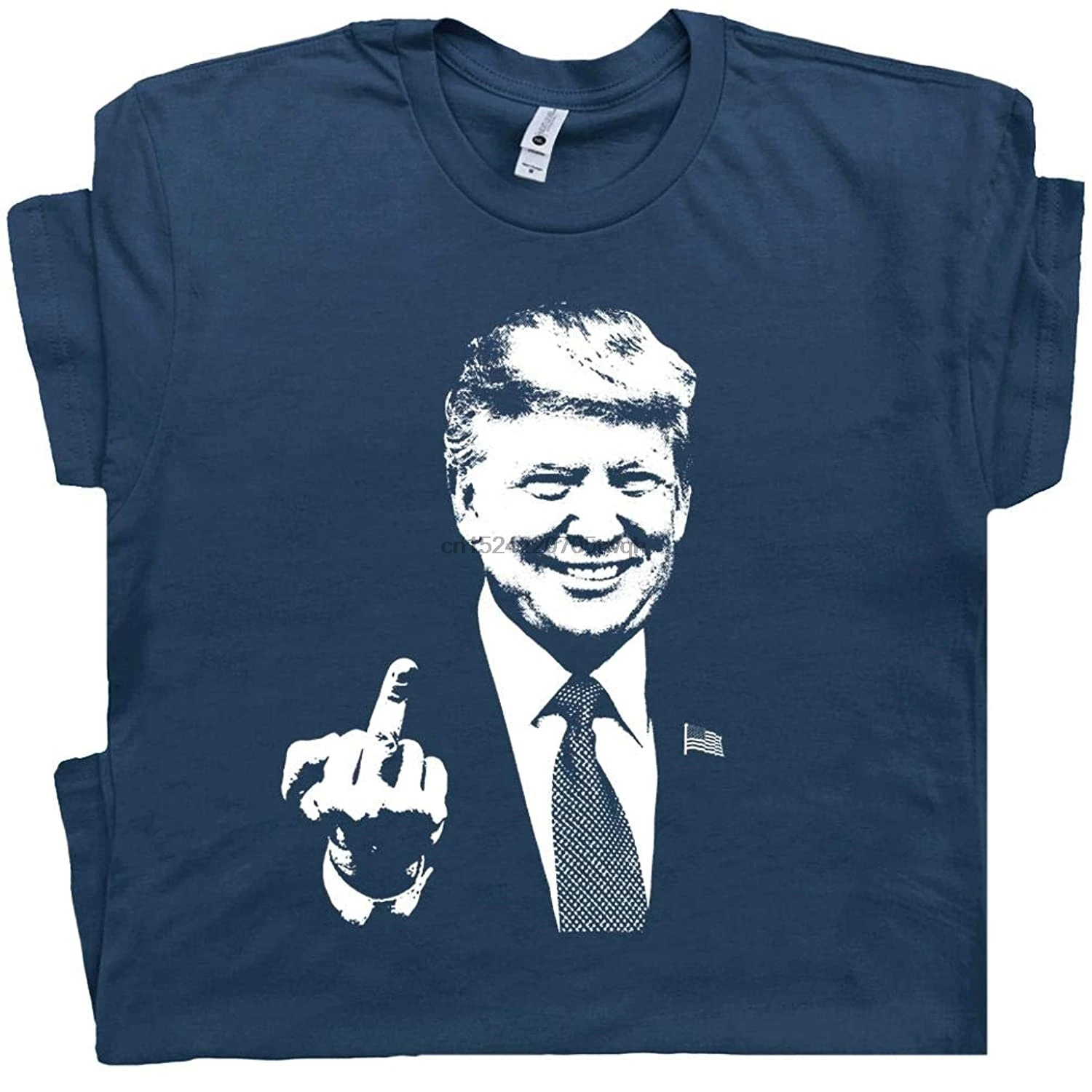 Футболка с изображением Дональда Трампа и среднего пальца футболка 2020