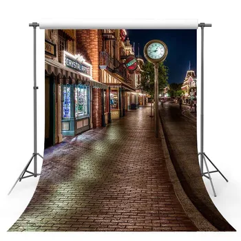 

TAIBO Background Photography Night Street Background Scenes Photo Studio Backdrop Photocall