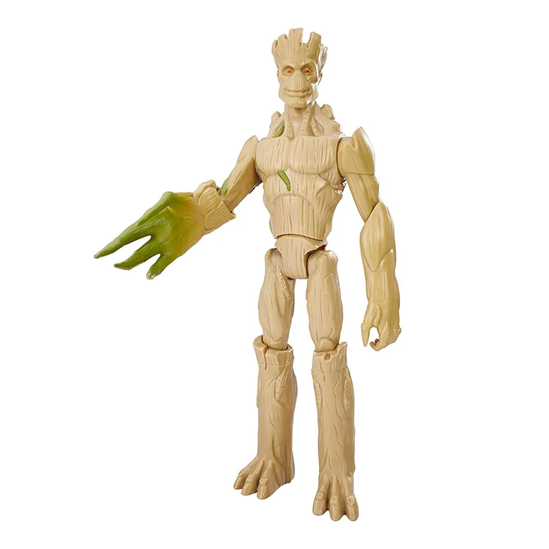 Marvel-grow-groot Marvel стражи Галактики растущий Грут Капитан Америка Мстители Титан герой серии Фигурки игрушки для детей - Цвет: Marvel-grow-groot