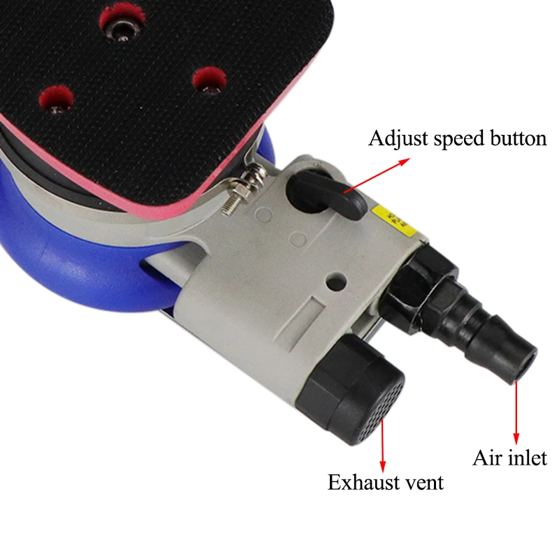Polishing machine pneumatic tools triangle specifications 70 * 100 mm interior car seat wood sandpaper machine polishing