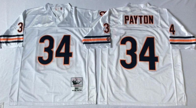 Золотой Stitiched, Chicago, Jim McMahon, William Perry, Walter Payton, Dick Butkus, Gale Sayers, Mike Singletary, Throwback for men Jersey - Цвет: Золотой