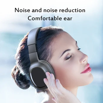 

T5 Wireless Bluetooth 5.0 Headphones Foldable Head-mounted 9D HiFi Sport Headset music earphones with mircophone sd card 3.5mm