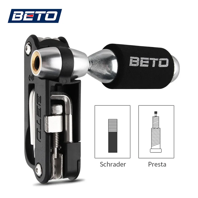 

18 IN 1 Multi-function Bicycle Tools with CO2 Inflator Hex Key Wrench Chain Removal Multi Tools For Bike Cycling Repair Tools