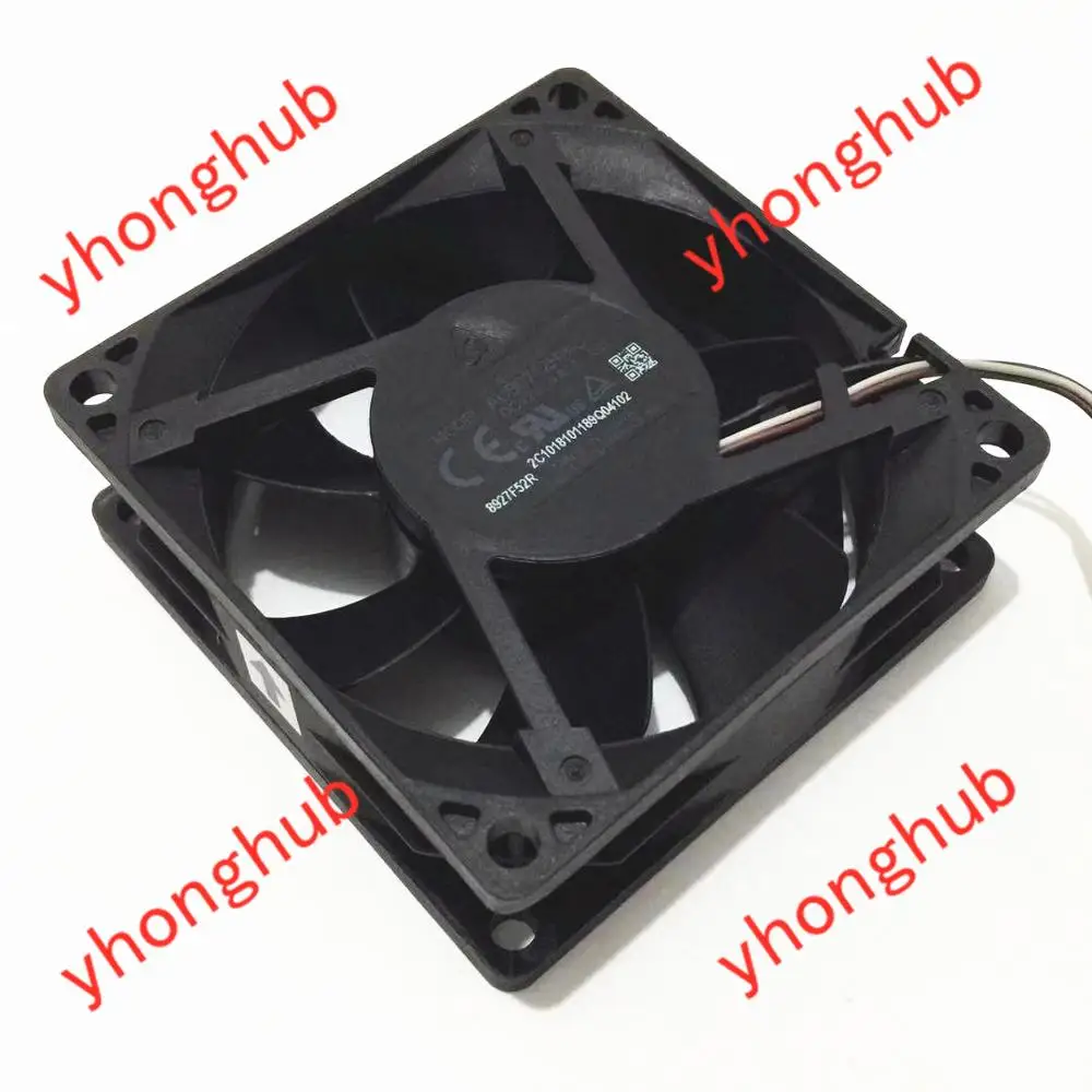 Delta Electronics AUB0712HH C DC 12V 0.40A 3 жильный 70x70x25 мм Сервер вентилятор охлаждения|square fan|delta