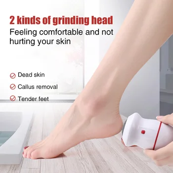 

File Foot Grinder Feet Care Exfoliator Electric Pedicure Tool Cleaning Callus Remover Professional Vacuum Adsorption Cracked