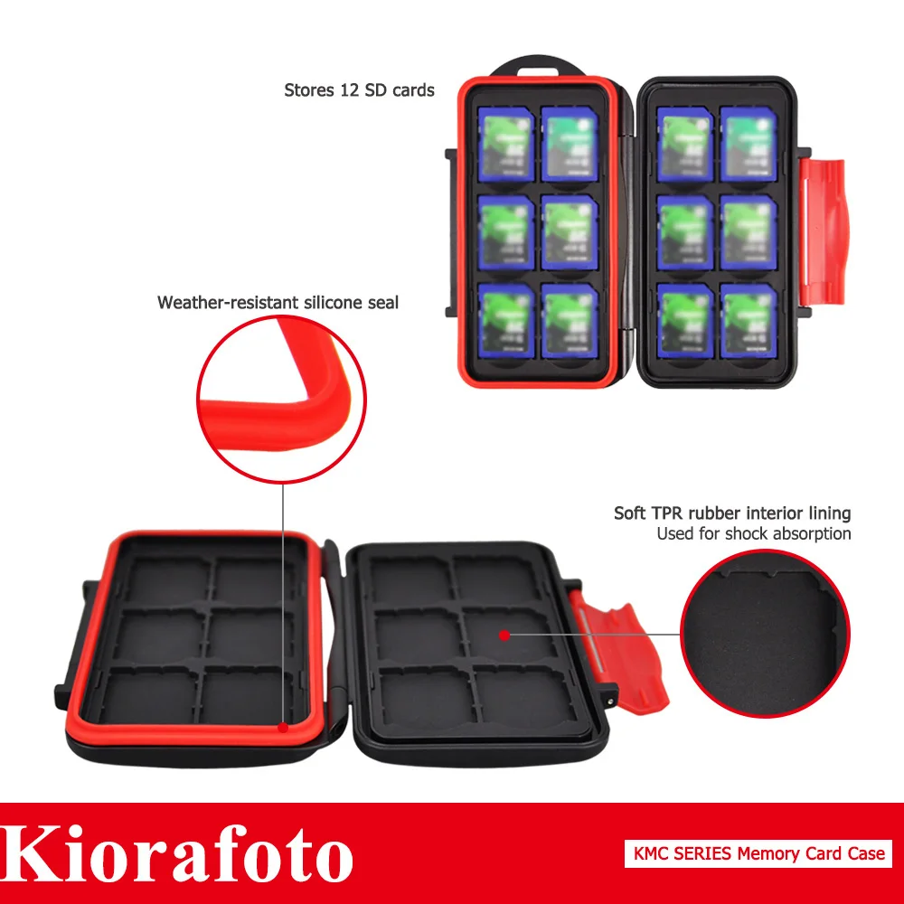 24 슬롯 메모리 카드 케이스 홀더 12 SD SDHC SDXC + 12 MSD 마이크로 SD MicroSD TF 카드 DSLR 미러리스 카메라, 스토리지 박스