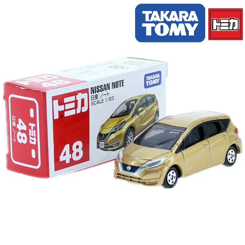 TAKARA TOMY Tomica 1: 63 Nissan NOTE#48 Золотая литая модель автомобиля Игрушечная машина игрушки для мальчиков