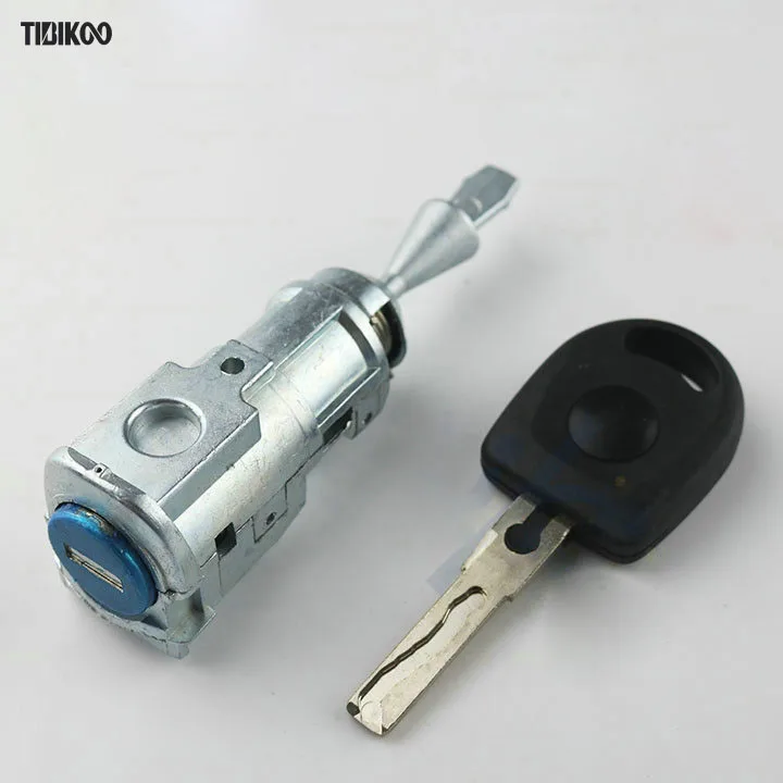 Car Door Lock Cylinder for VW New Jetta Tiguan Santana  Driving Door Auto Lock Cylinder with Transponder key