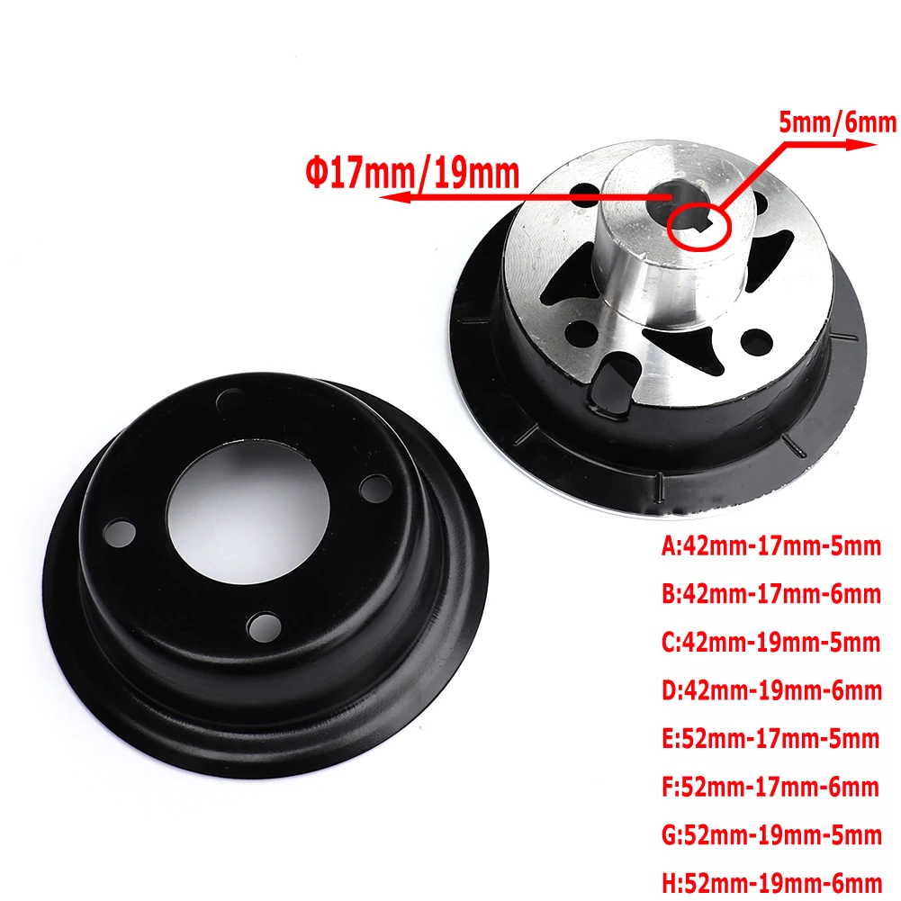 Diameter 17mm/19mm Wheel Hub for 2.50/2.80-4 Tire Rim for Electric Wheel Scooter Bike Mini ATV Motorcycles Wheels ball bearing