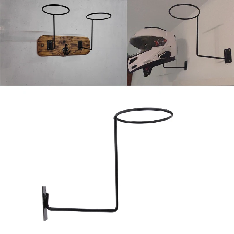 Helmet Rack Holder Jacket Coat Hat Hanger Hook Wall Mounted Display Luggage Motorcycle Accessories | Автомобили и мотоциклы