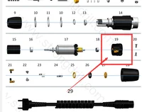 STRONG handpiece carbon brush holder 1