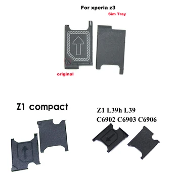 

Original New Micro Sim Card Tray Holder Slot For Sony Xperia Z1 Z1 Compact Z3 Sim Card Holder Part