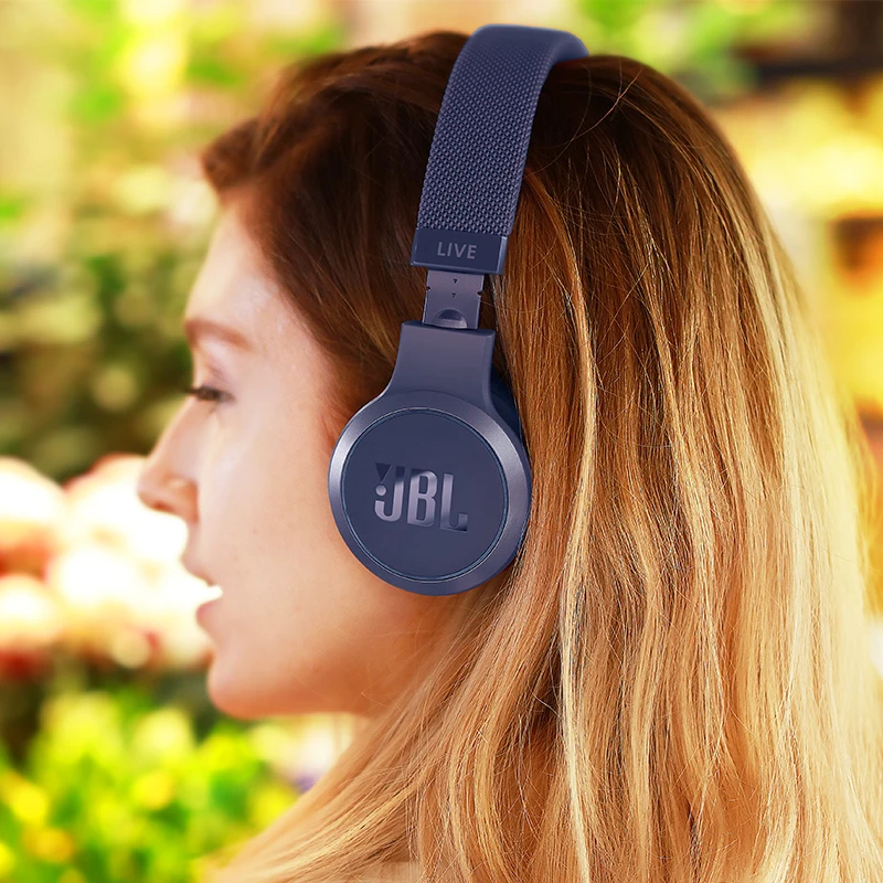 Original JBL Live 400BT Wireless Bluetooth Headphones AI Smart Voice Assistant Sports Headset with HD Mic Multi Point Connection
