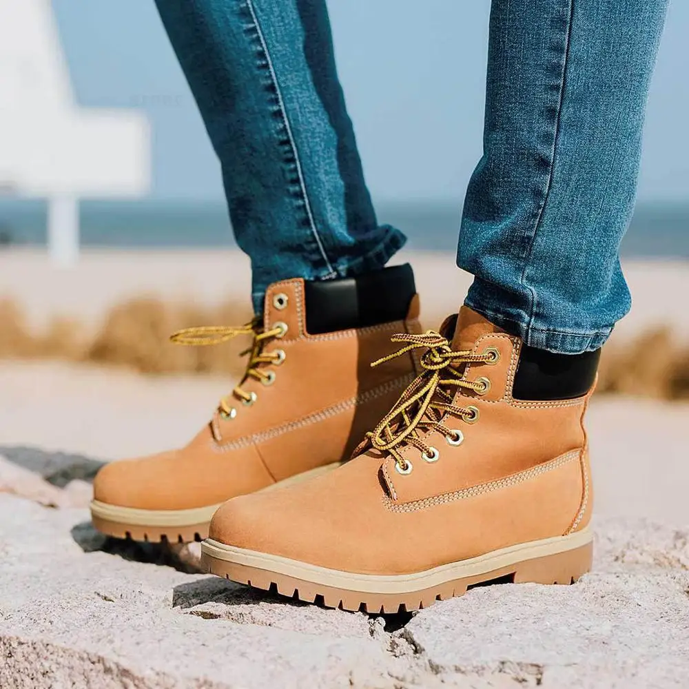 Xiaomi Classic Tooling Boots Men Women Martin Boots Warm Winter Wear resistant Anti-slip Lace Up Br