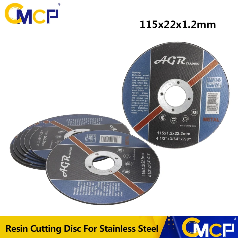 Free Shipping 115x22x1.2mm Stainless Steel Resin Cutting Wheel Disc For