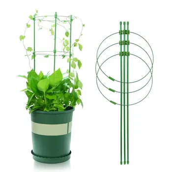 

Vine Climbing Rack Climbing Plant Tomato Flower Support Stand Rings Gardening Tools Vegetables Plant Trellis Frame Plant 45cm