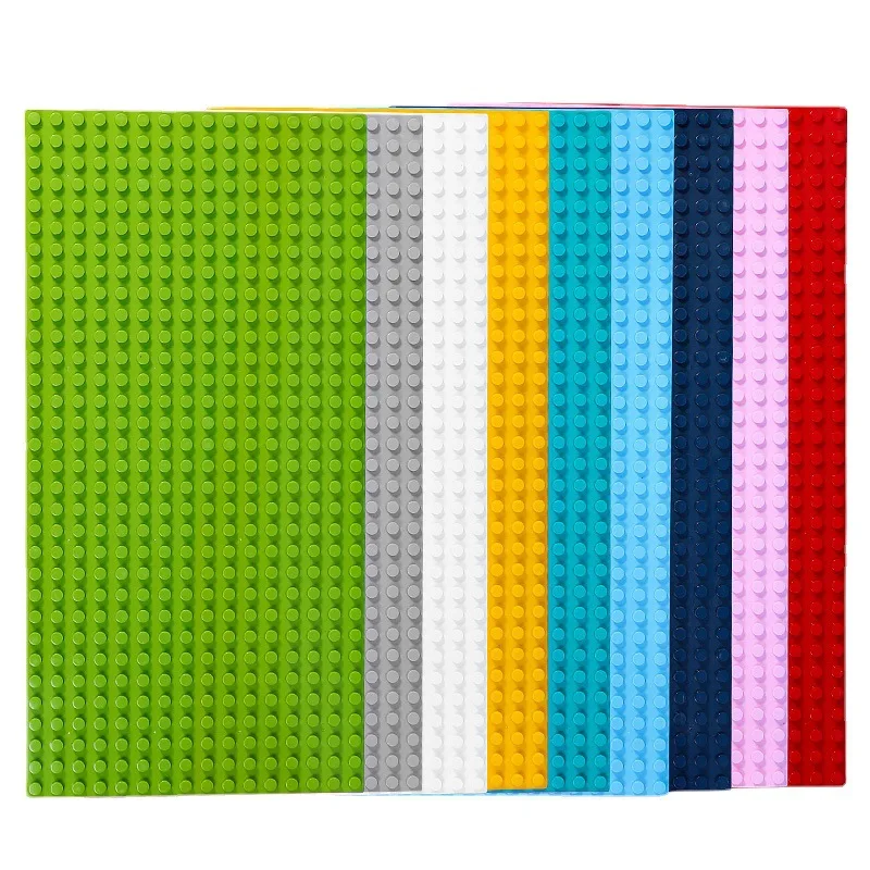 Baseplate Base Plates Building Blocks 16 x 32 Dots Compatible for LEGO Boards DE 