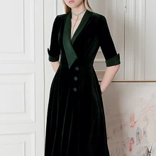 Роскошное платье, пиджак для офисных леди, Офисная деловая одежда, бархатное элегантное высококачественное подиумное Брендовое платье-блейзер размера плюс