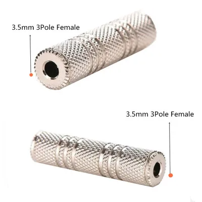 

3.5mm Female to 3.5 mm Female F/F Audio Adapter Coupler Adaptor Connector