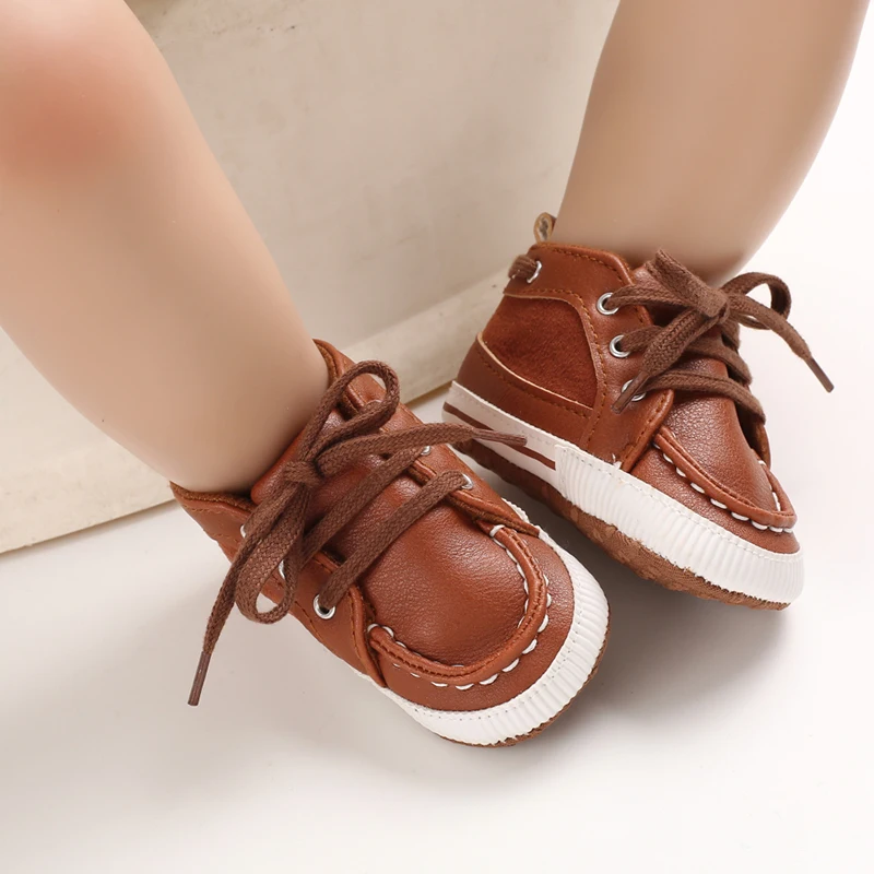 Обувь для новорожденных детей от 0 до 18 месяцев кожаные мягкие детские ползунки для мальчиков и девочек