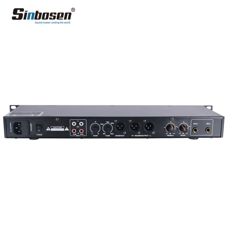 DSP-100 Профессиональный цифровой аудио процессор караоке предусилитель процессор