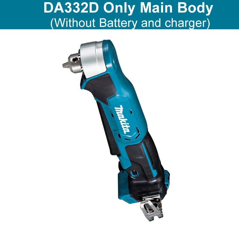 Makita] DA332 зарядки угловая дрель DA333 ручная дрель правый угол дрели 12V литиевая дрель 1100 ОБ/мин только основной корпус - Цвет: DA332D