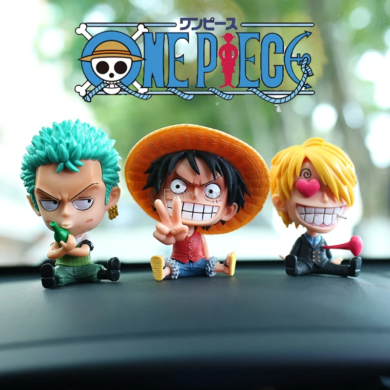 One Piece Зоро Луффи Sanji аниме-фигурка Ver. Нами и Робин Brook Chopper детство PVC Kawaii фигурки OP