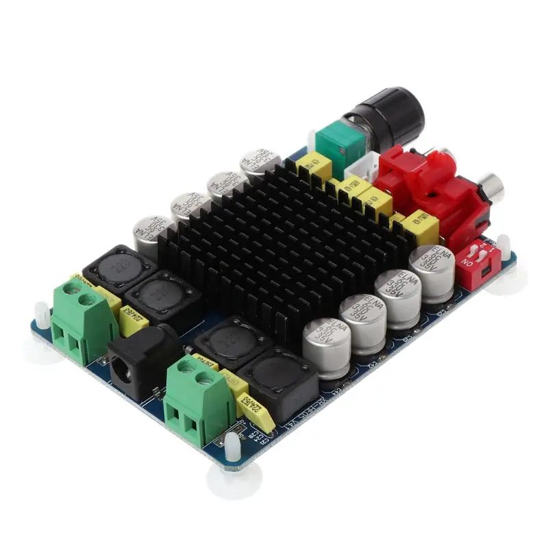 

2x100W TPA7498 Two-channel High Power Digital Audio Amplifier Board for Home Theater Active SpeakerW91A