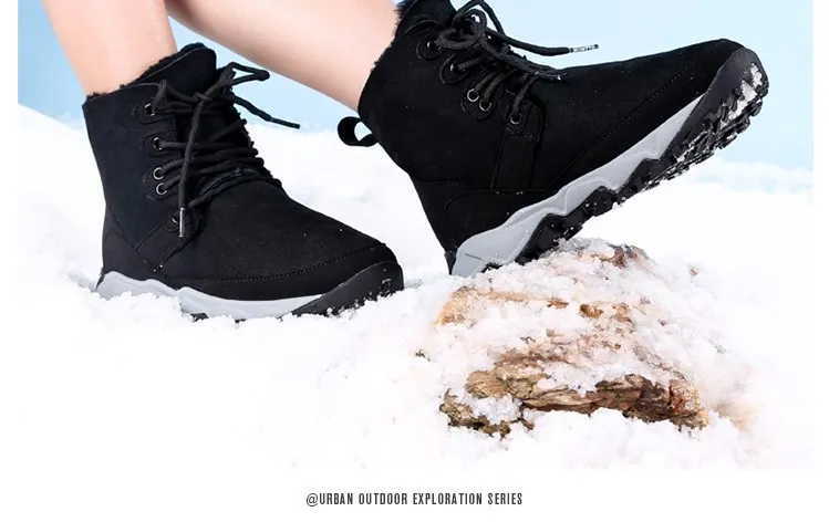 Брендовые зимние походные ботинки из натуральной кожи; женская бархатная Водонепроницаемая походная обувь; уличная Нескользящая Женская альпинистская обувь