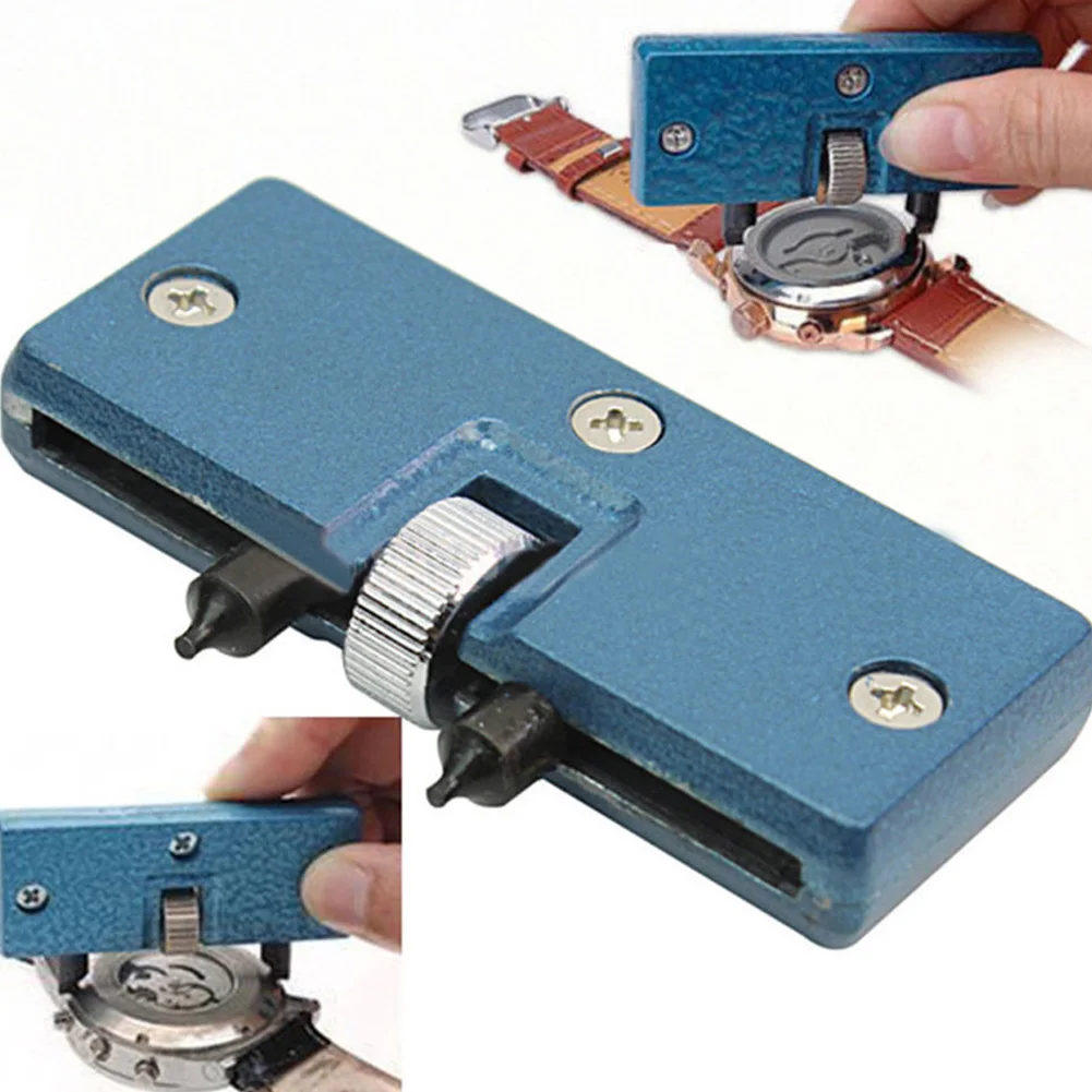 

Portable Watch Repair Tool Kit Adjustable Back Case Opener Spanner Cover Remover Screw Watchmaker Open Battery Change